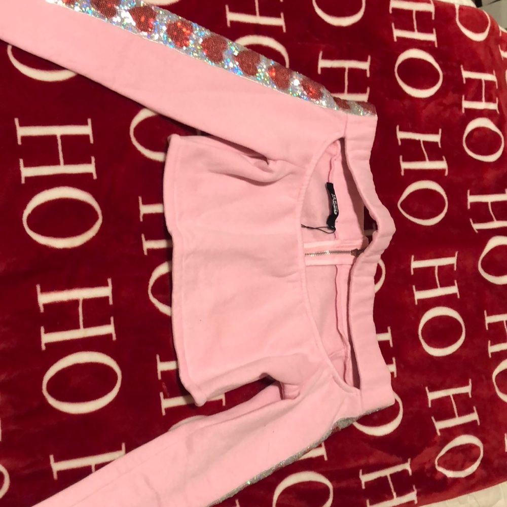 Jaded London heart sequins sweatshirt